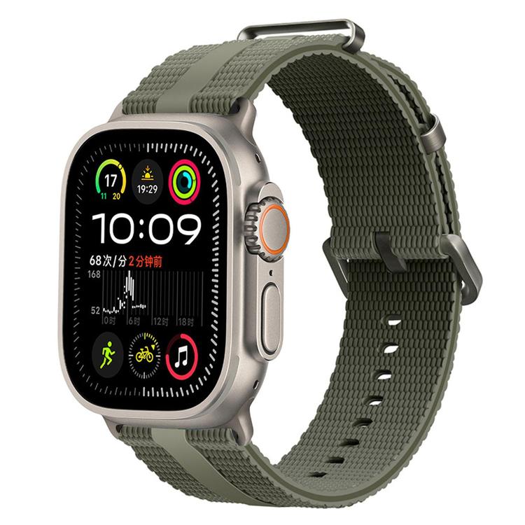Cinturino per orologio in silicone con motivo a linee, For Apple Watch 46mm / 49mm / 45mm / 44mm, For Apple Watch 42mm / 41mm / 40mm / 38mm