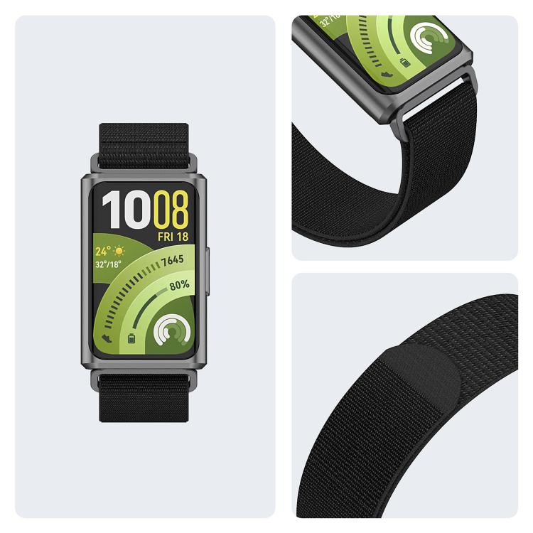 Cinturino per orologio ultraleggero con chiusura a tondo in nylon e interfaccia metallica., For Huawei Band 11 / Band 11 Pro