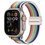Cinturino per orologio in nylon con fibbia magnetica e passante Trail Loop., For Apple Watch 46mm / 49mm / 45mm / 44mm