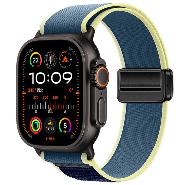 Cinturino per orologio in nylon con fibbia magnetica e passante Trail Loop., For Apple Watch 46mm / 49mm / 45mm / 44mm