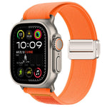 Cinturino per orologio in nylon con fibbia magnetica e passante Trail Loop., For Apple Watch 46mm / 49mm / 45mm / 44mm