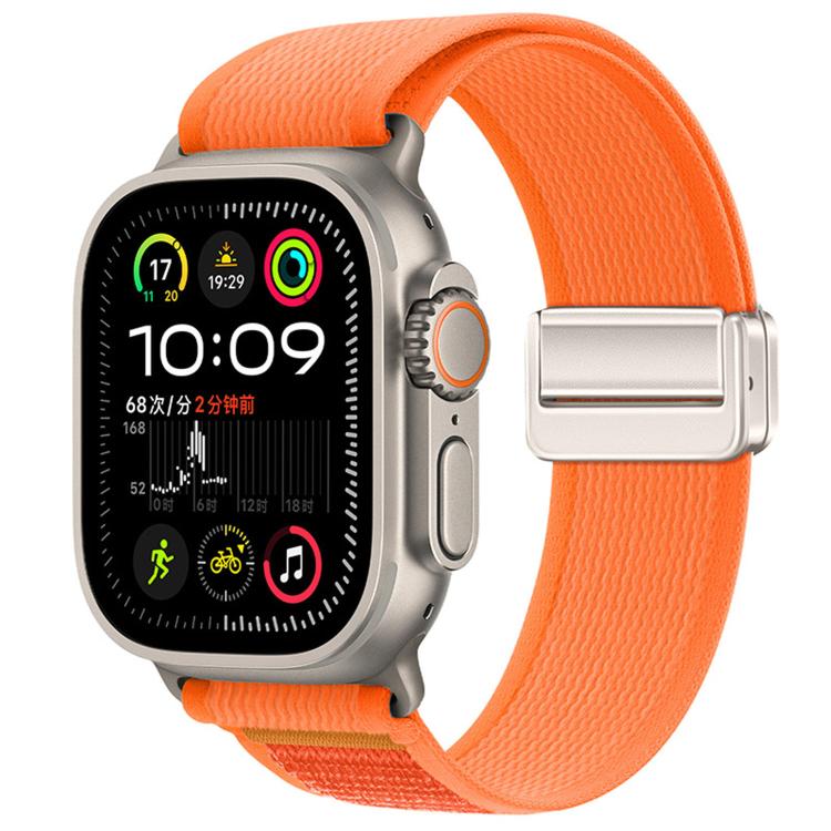 Cinturino per orologio in nylon con fibbia magnetica e passante Trail Loop., For Apple Watch 46mm / 49mm / 45mm / 44mm