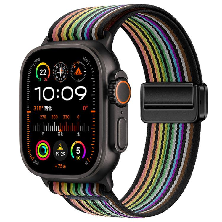 Cinturino per orologio in nylon con fibbia magnetica e passante Trail Loop., For Apple Watch 46mm / 49mm / 45mm / 44mm