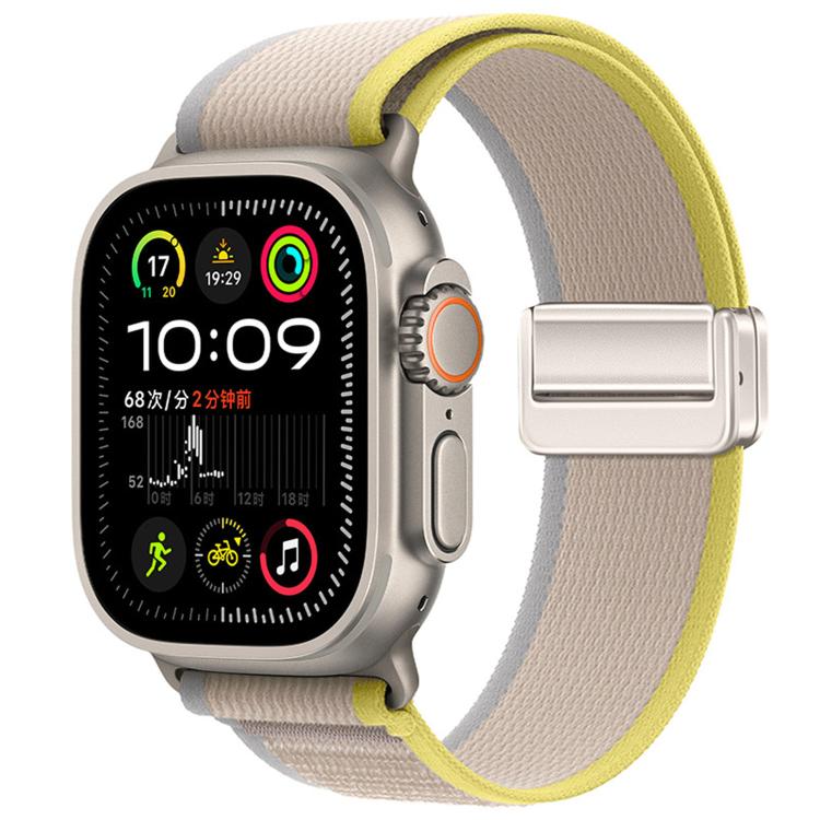 Cinturino per orologio in nylon con fibbia magnetica e passante Trail Loop., For Apple Watch 46mm / 49mm / 45mm / 44mm