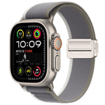 Cinturino per orologio in nylon con fibbia magnetica e passante Trail Loop., For Apple Watch 46mm / 49mm / 45mm / 44mm