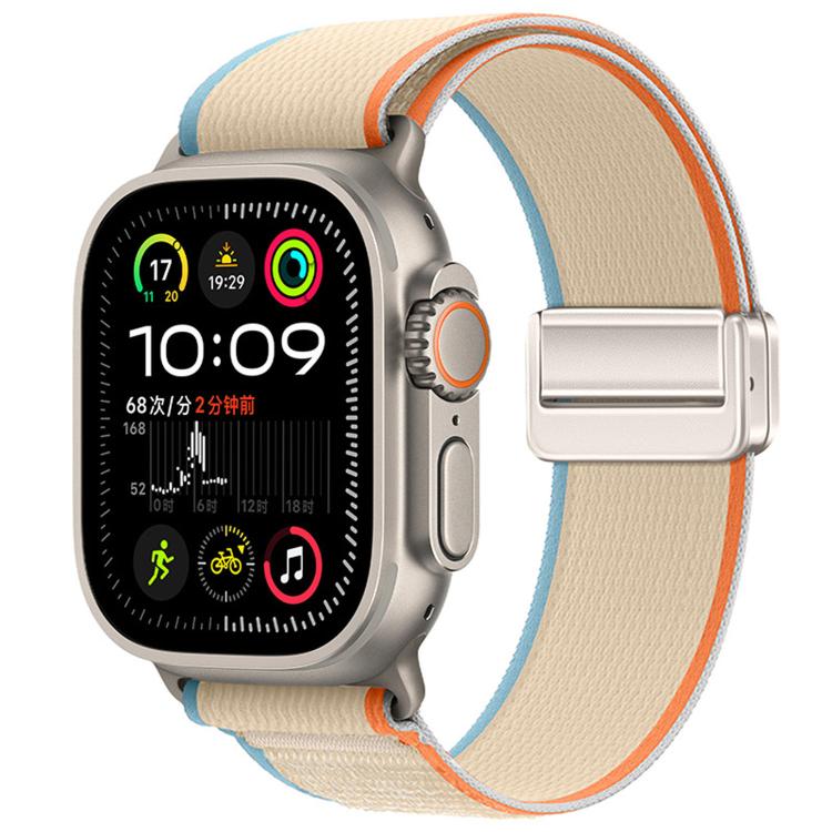 Cinturino per orologio in nylon con fibbia magnetica e passante Trail Loop., For Apple Watch 46mm / 49mm / 45mm / 44mm