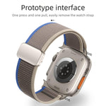 Cinturino per orologio in nylon con fibbia magnetica e passante Trail Loop., For Apple Watch 46mm / 49mm / 45mm / 44mm