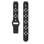 Cinturino per orologio in silicone traspirante, piatto, traforato e con fibbia inversa., For Huawei Band 11 / Band 11 Pro