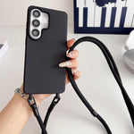 Custodia per telefono in silicone antiurto con cordino a tracolla da 7 mm., For Samsung Galaxy S26 5G, For Samsung Galaxy S25 FE 5G, For Samsung Galaxy A17 5G