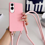 Custodia per telefono in silicone antiurto con cordino a tracolla da 7 mm., For Samsung Galaxy S26+ 5G, For Samsung Galaxy S25 Edge  5G, For samsung Galaxy S26 Ultra 5G