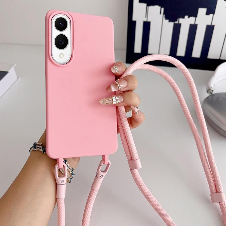 Custodia per telefono in silicone antiurto con cordino a tracolla da 7 mm., For Samsung Galaxy S26+ 5G, For Samsung Galaxy S25 Edge  5G, For samsung Galaxy S26 Ultra 5G