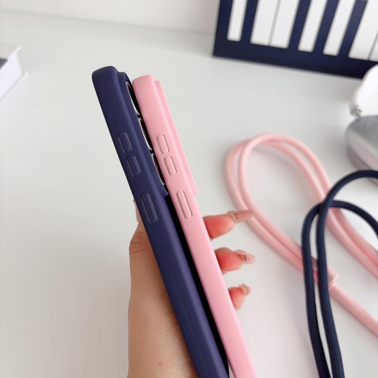 Custodia per telefono in silicone antiurto con cordino a tracolla da 7 mm., For Samsung Galaxy S26+ 5G, For Samsung Galaxy S25 Edge  5G, For samsung Galaxy S26 Ultra 5G