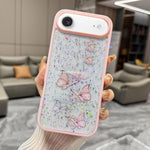 Custodia per telefono in TPU epossidico con glitter a farfalla colorata, For iPhone 17 Pro Max, For iPhone 17 Pro, For iPhone Air