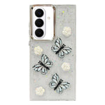 Custodia per telefono in TPU con farfalla tridimensionale e glitter., For Samsung Galaxy S26+ 5G, For Samsung Galaxy S26 Ultra 5G, For Samsung Galaxy S26 5G, For Samsung Galaxy A26 5G / A17, For Samsung Galaxy A36 / A56 5G