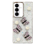 Custodia per telefono in TPU con farfalla tridimensionale e glitter., For Samsung Galaxy S26+ 5G, For Samsung Galaxy S26 Ultra 5G, For Samsung Galaxy S26 5G, For Samsung Galaxy A26 5G / A17, For Samsung Galaxy A36 / A56 5G