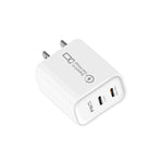 Caricabatterie doppio 949-2C PD25W con porta Type-C, compatibile con protocollo PD3.0 / PPS, spina USA., US Plug
