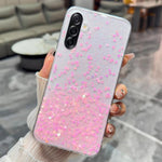 Custodia per telefono in TPU epossidico con glitter e effetto sfumato, decorata con paillettes e glitter., For Samsung Galaxy S26+ 5G, For Samsung Galaxy S26 Ultra 5G, For Samsung Galaxy S26 5G, For Samsung Galaxy S25 Edge 5G                           ...
