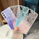Custodia per telefono in TPU epossidico con glitter e effetto sfumato, decorata con paillettes e glitter., For Samsung Galaxy S26+ 5G, For Samsung Galaxy S26 Ultra 5G, For Samsung Galaxy S26 5G, For Samsung Galaxy S25 Edge 5G                           ...