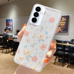 Custodia per telefono in TPU e resina epossidica con motivo floreale piccolo e fresco, For Samsung Galaxy S26+ 5G, For Samsung Galaxy S26 Ultra 5G, For Samsung Galaxy S26 5G, For Samsung Galaxy A17 / A26 5G