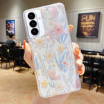 Custodia per telefono in TPU e resina epossidica con motivo floreale piccolo e fresco, For Samsung Galaxy S26+ 5G, For Samsung Galaxy S26 Ultra 5G, For Samsung Galaxy S26 5G, For Samsung Galaxy A17 / A26 5G