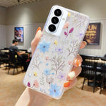 Custodia per telefono in TPU e resina epossidica con motivo floreale piccolo e fresco, For Samsung Galaxy S26+ 5G, For Samsung Galaxy S26 Ultra 5G, For Samsung Galaxy S26 5G, For Samsung Galaxy A17 / A26 5G