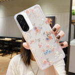Custodia per telefono in TPU e resina epossidica con motivo floreale piccolo e fresco, For Samsung Galaxy S26+ 5G, For Samsung Galaxy S26 Ultra 5G, For Samsung Galaxy S26 5G, For Samsung Galaxy A17 / A26 5G