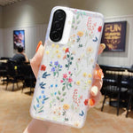 Custodia per telefono in TPU e resina epossidica con motivo floreale piccolo e fresco, For Samsung Galaxy S26+ 5G, For Samsung Galaxy S26 Ultra 5G, For Samsung Galaxy S26 5G, For Samsung Galaxy A17 / A26 5G
