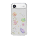 Custodia per telefono in TPU epossidico con glitter a forma di stella cosmica, For iPhone 17 Pro Max, For iPhone 17 Pro, For iPhone 17, For iPhone Air