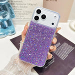 Custodia per telefono in TPU e resina epossidica con glitter e paillettes, For iPhone 17 Pro Max, For iPhone 17 Pro, For iPhone 17