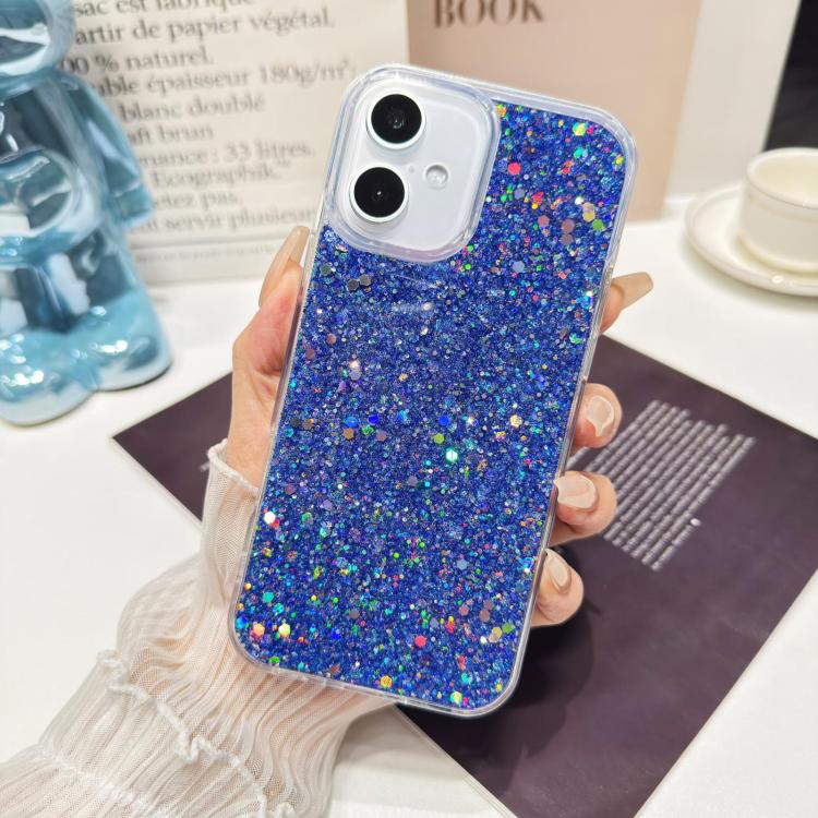 Custodia per telefono in TPU e resina epossidica con glitter e paillettes, For iPhone Air