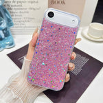 Custodia per telefono in TPU e resina epossidica con glitter e paillettes, For iPhone 17 Pro Max, For iPhone 17 Pro, For iPhone 17