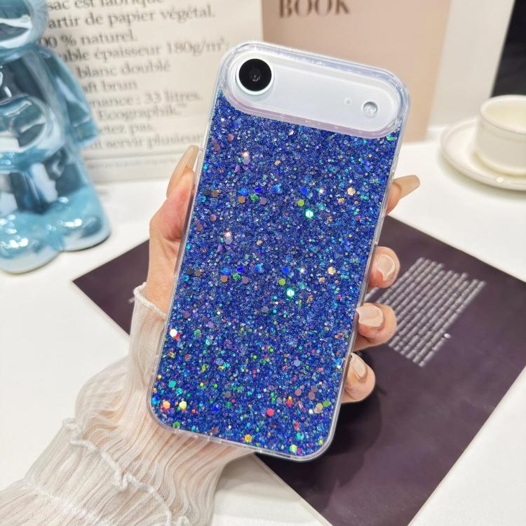 Custodia per telefono in TPU e resina epossidica con glitter e paillettes, For iPhone 17 Pro Max, For iPhone 17 Pro, For iPhone 17
