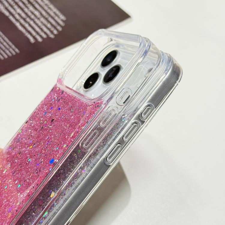Custodia per telefono in TPU e resina epossidica con glitter e paillettes, For iPhone 17 Pro Max, For iPhone 17 Pro, For iPhone 17