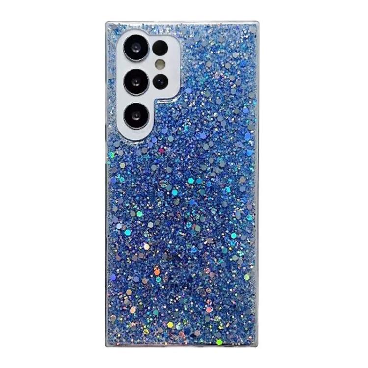 Custodia per telefono in TPU e resina epossidica con glitter e paillettes, For Samsung Galaxy S26+ 5G, For Samsung Galaxy S26 Ultra 5G, For Samsung Galaxy S26 5G