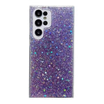 Custodia per telefono in TPU e resina epossidica con glitter e paillettes, For Samsung Galaxy S26+ 5G, For Samsung Galaxy S26 Ultra 5G, For Samsung Galaxy S26 5G