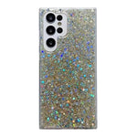 Custodia per telefono in TPU e resina epossidica con glitter e paillettes, For Samsung Galaxy S26+ 5G, For Samsung Galaxy S26 Ultra 5G, For Samsung Galaxy S26 5G