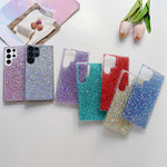 Custodia per telefono in TPU e resina epossidica con glitter e paillettes, For Samsung Galaxy S25 FE 5G, For Samsung Galaxy A26 / A17 5G, For Samsung Galaxy A36 / A56 5G