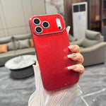 Custodia per telefono in TPU tinta unita con glitter effetto gelatina, For iPhone 17e / 16e, For iPhone 17 Pro Max