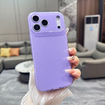 Custodia per telefono in TPU tinta unita con glitter effetto gelatina, For iPhone 17e / 16e, For iPhone 17 Pro Max