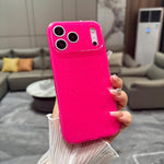 Custodia per telefono in TPU tinta unita con glitter effetto gelatina, For iPhone 17e / 16e, For iPhone 17 Pro Max