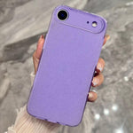 Custodia per telefono in TPU tinta unita con glitter effetto gelatina, For iPhone Air