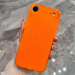 Custodia per telefono in TPU tinta unita con glitter effetto gelatina, For iPhone Air