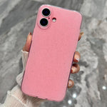 Custodia per telefono in TPU tinta unita con glitter effetto gelatina, For iPhone 17 Pro, For iPhone 17