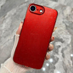 Custodia per telefono in TPU tinta unita con glitter effetto gelatina, For iPhone 17e / 16e, For iPhone 17 Pro Max
