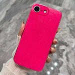 Custodia per telefono in TPU tinta unita con glitter effetto gelatina, For iPhone 17e / 16e, For iPhone 17 Pro Max