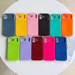Custodia per telefono in TPU tinta unita con glitter effetto gelatina, For iPhone Air