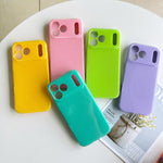 Custodia per telefono in TPU tinta unita con glitter effetto gelatina, For iPhone 17e / 16e, For iPhone 17 Pro Max