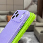 Custodia per telefono in TPU tinta unita con glitter effetto gelatina, For iPhone 17e / 16e, For iPhone 17 Pro Max
