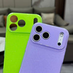 Custodia per telefono in TPU tinta unita con glitter effetto gelatina, For iPhone Air