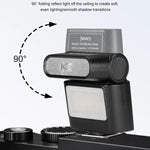 JMARY FM-06R Mini flash per fotocamera, luce di riempimento, attacco a slitta, luce LED ricaricabile da 300 mAh